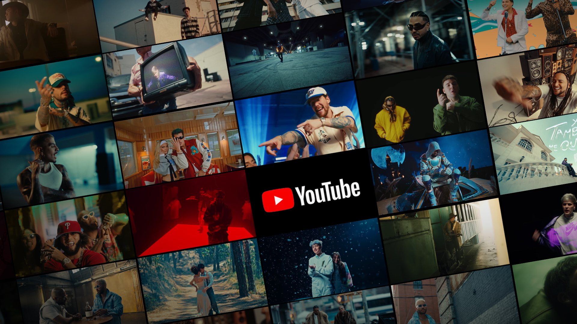 Mosaico de videoclips en los que ha participado Dink